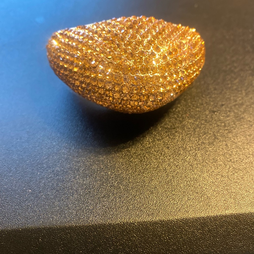 Gold Crystal Encrusted Clutch